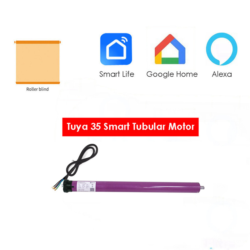 Smart Window Automatic Blind Motor Tubular Roller Blinds Electric Blind Tuya Shades Motor