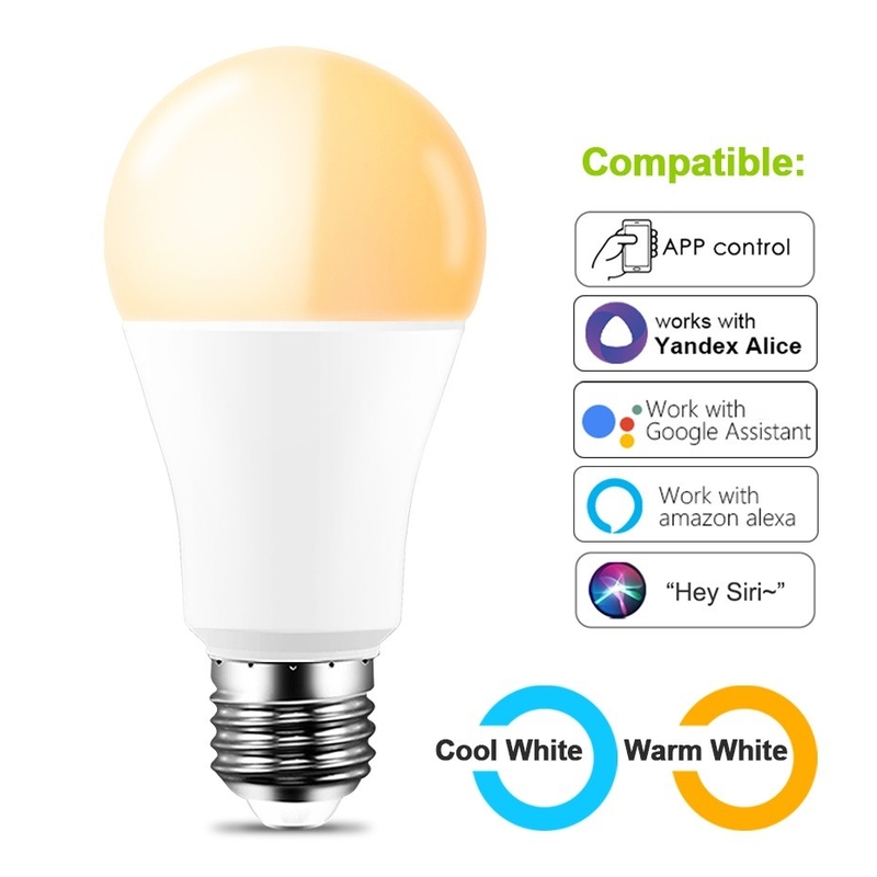 60×117mm Wifi Controlled Light Bulbs 10w Led Light Bulb Color